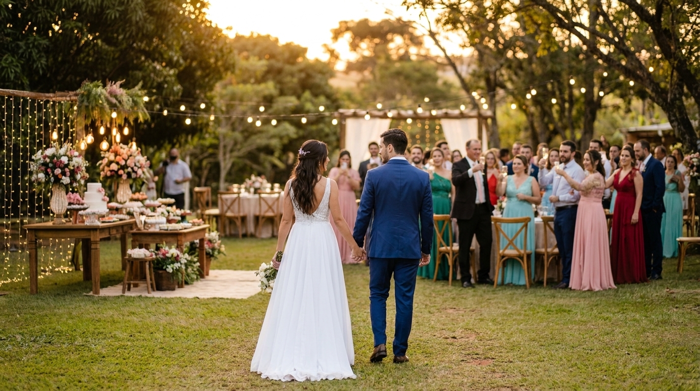 Quanto custa casamento em chácara completa SP 2026