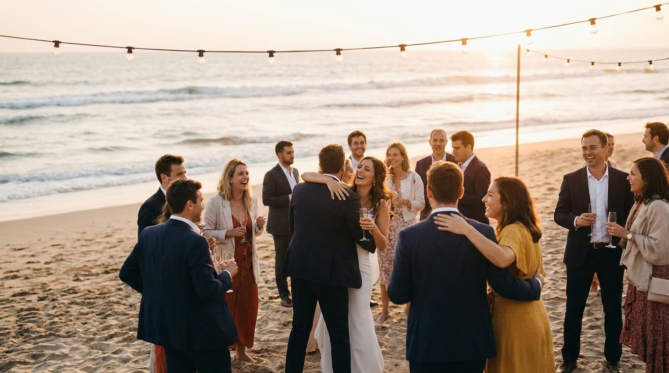 Guia para planejar casamento pé na areia com a Bisutti