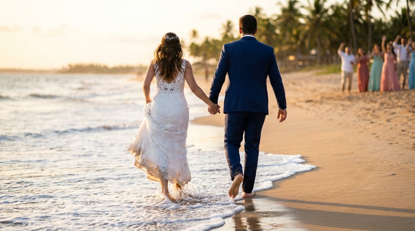 Melhores praias para casamento pé na areia no Brasil