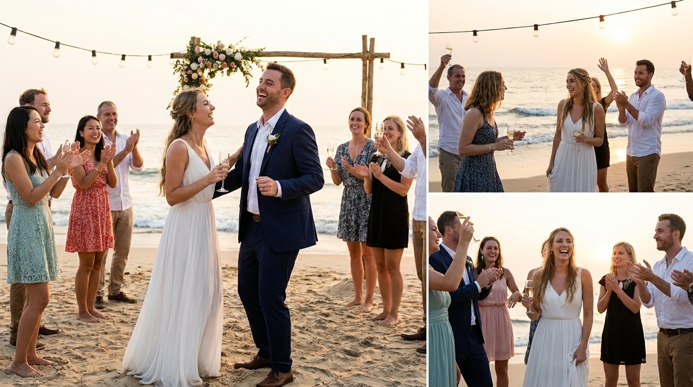 Melhores fornecedores para casamento na praia all inclusive