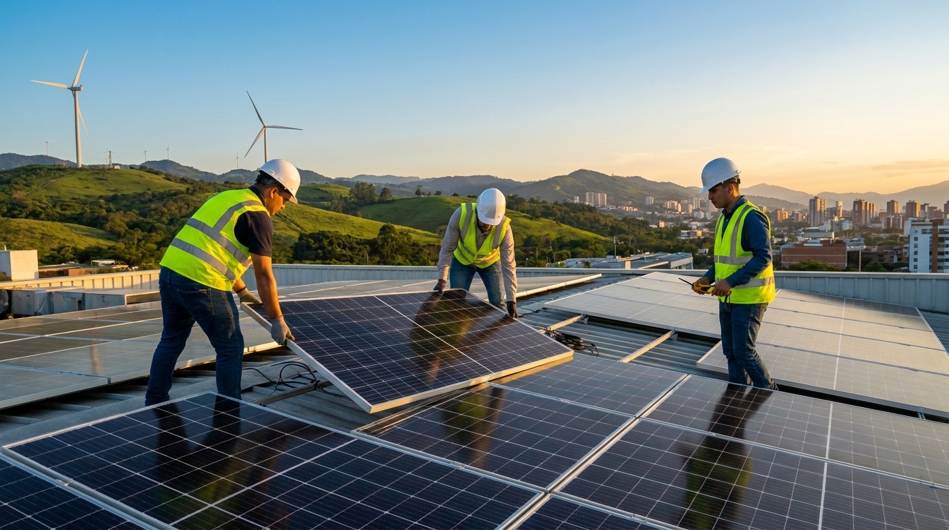 Cómo implementar energía renovable en empresas colombianas