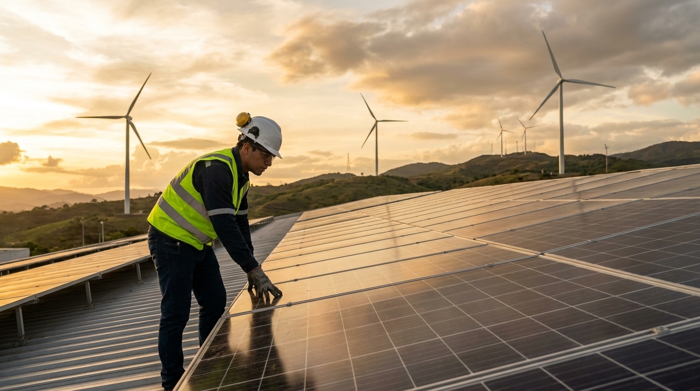Beneficios de energía limpia para industrias en Colombia
