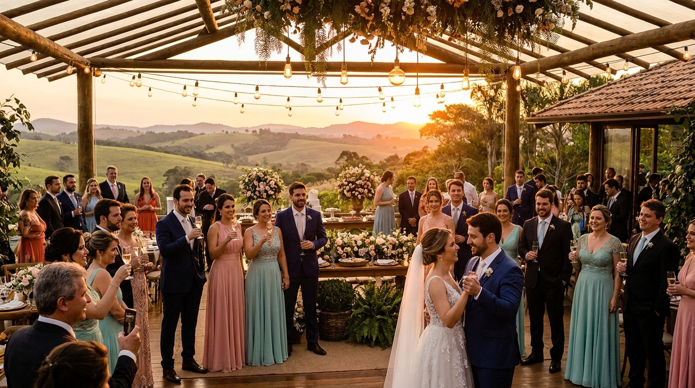 Casamento de luxo no interior de SP: fazendas e resorts