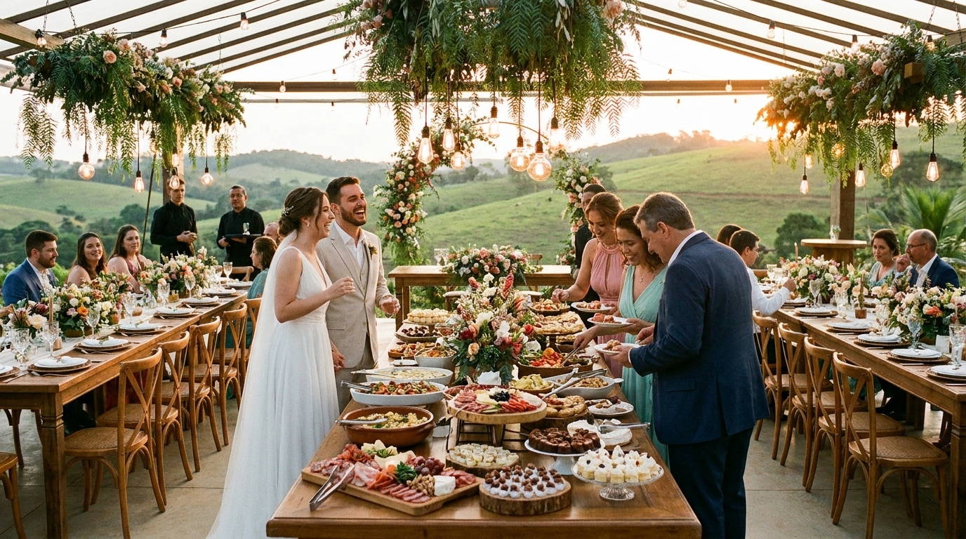 Melhores buffets de casamento no interior de SP: guia 2026