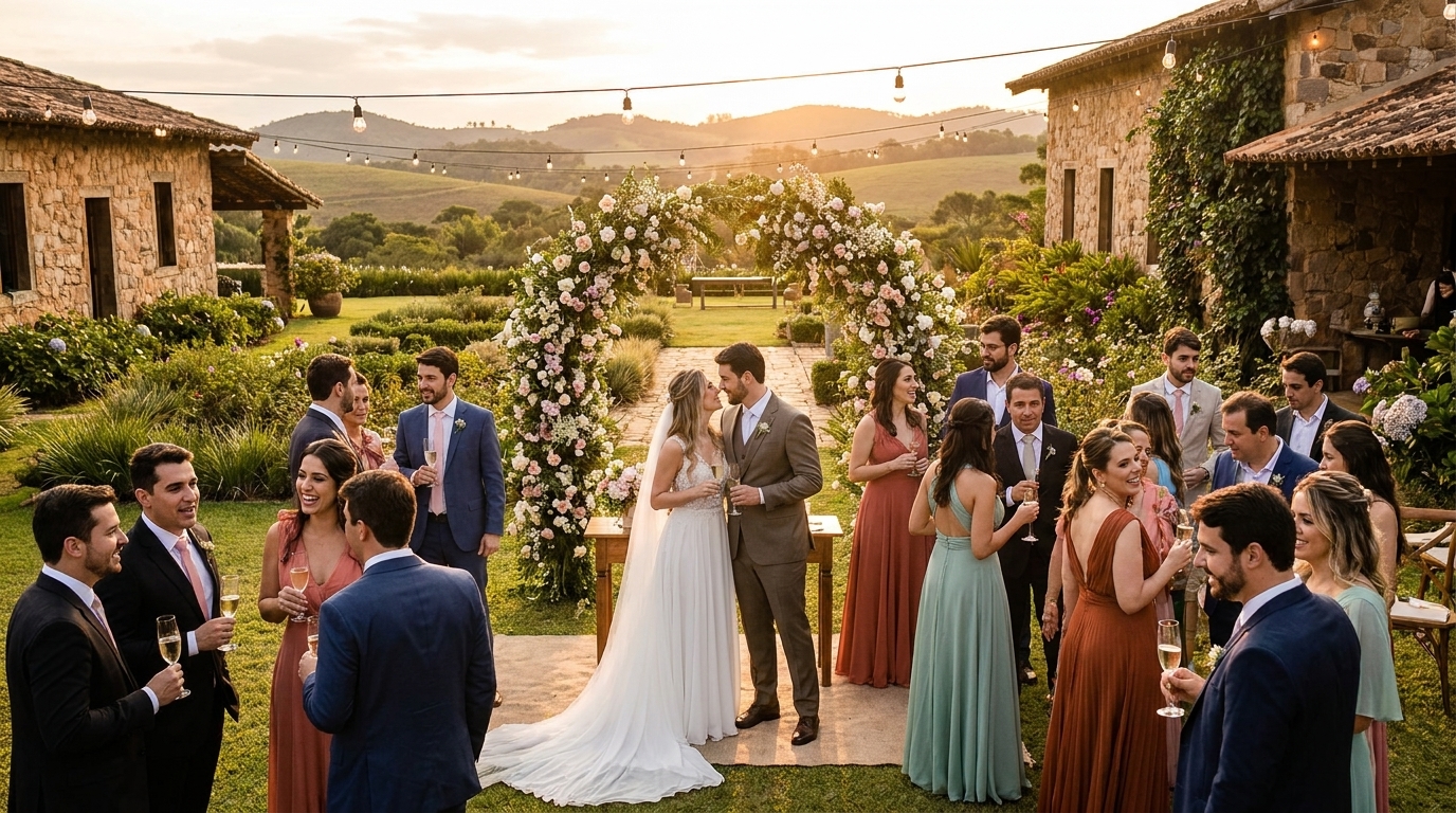 Casamento de luxo no interior de SP: 12 espaços únicos