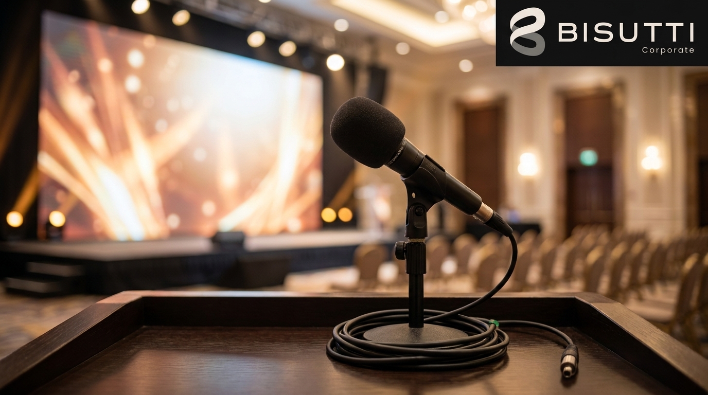 Equipamentos audiovisual para eventos corporativos em SP
