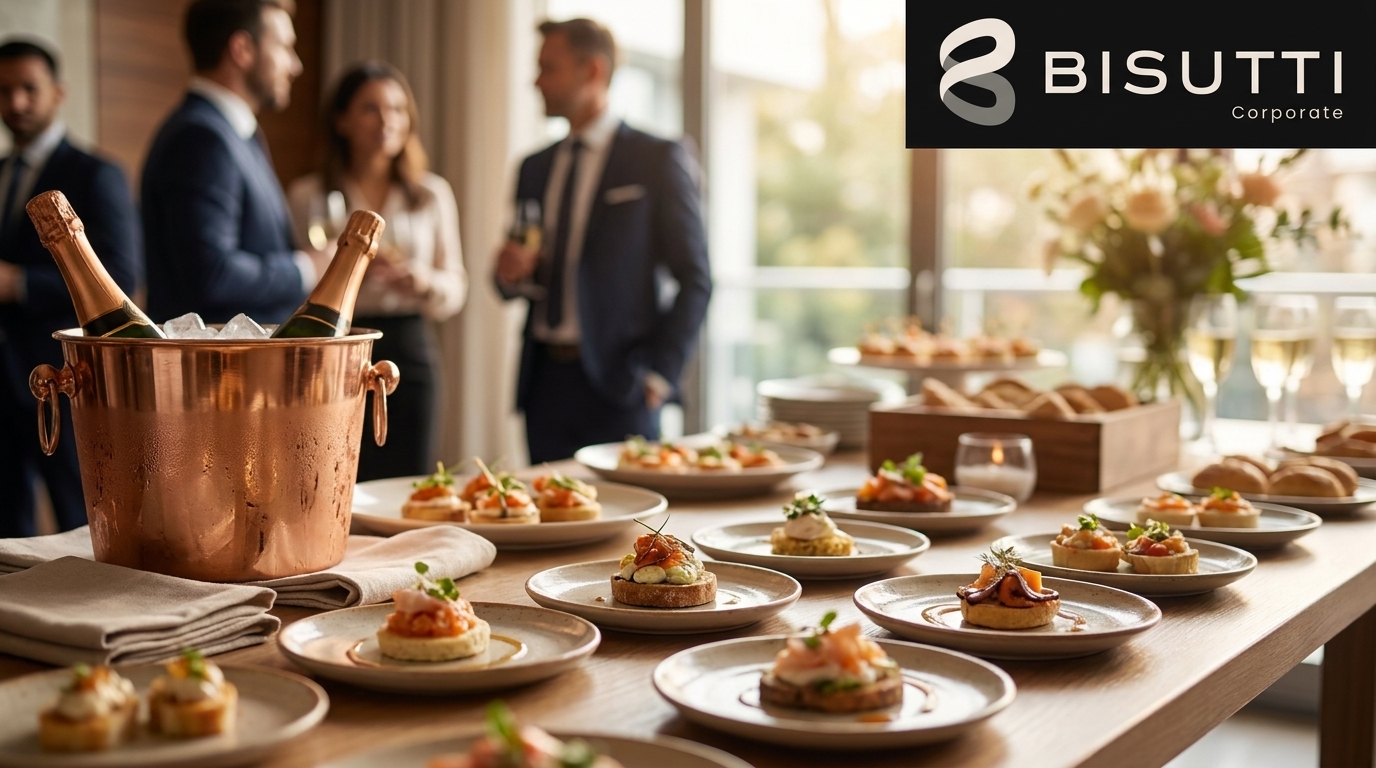 Buffet para eventos corporativos SP: soluções 360º Bisutti