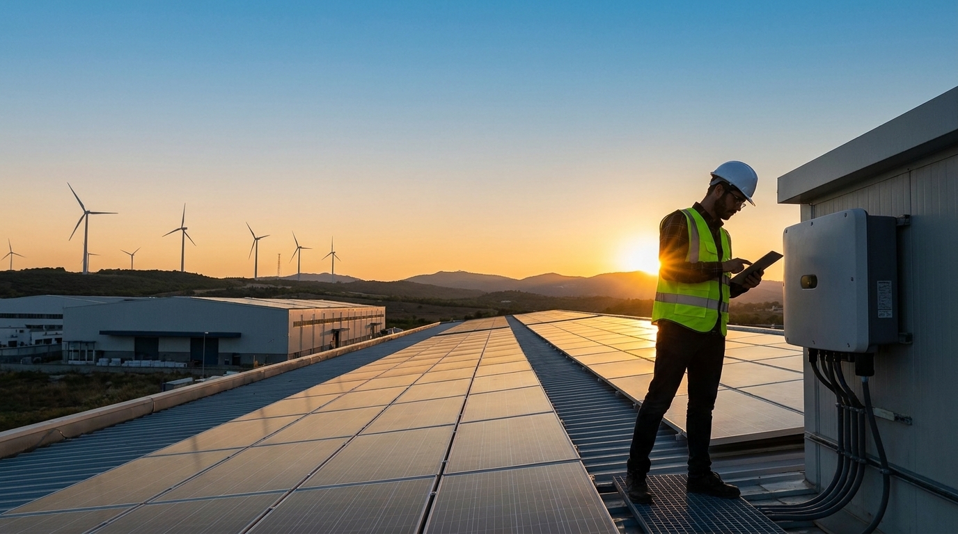 Energía solar para empresas: estabilidad del suministro