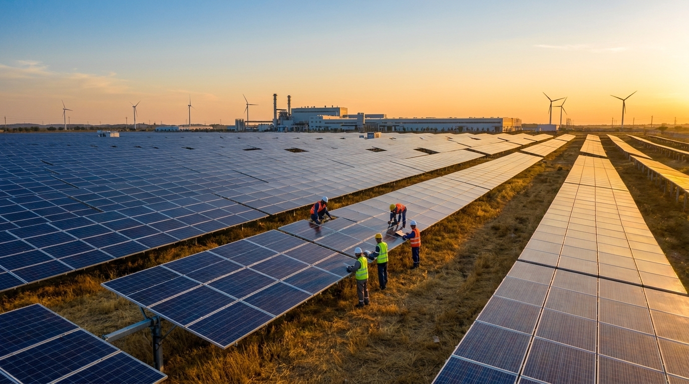 Beneficios de energía solar para empresas industriales