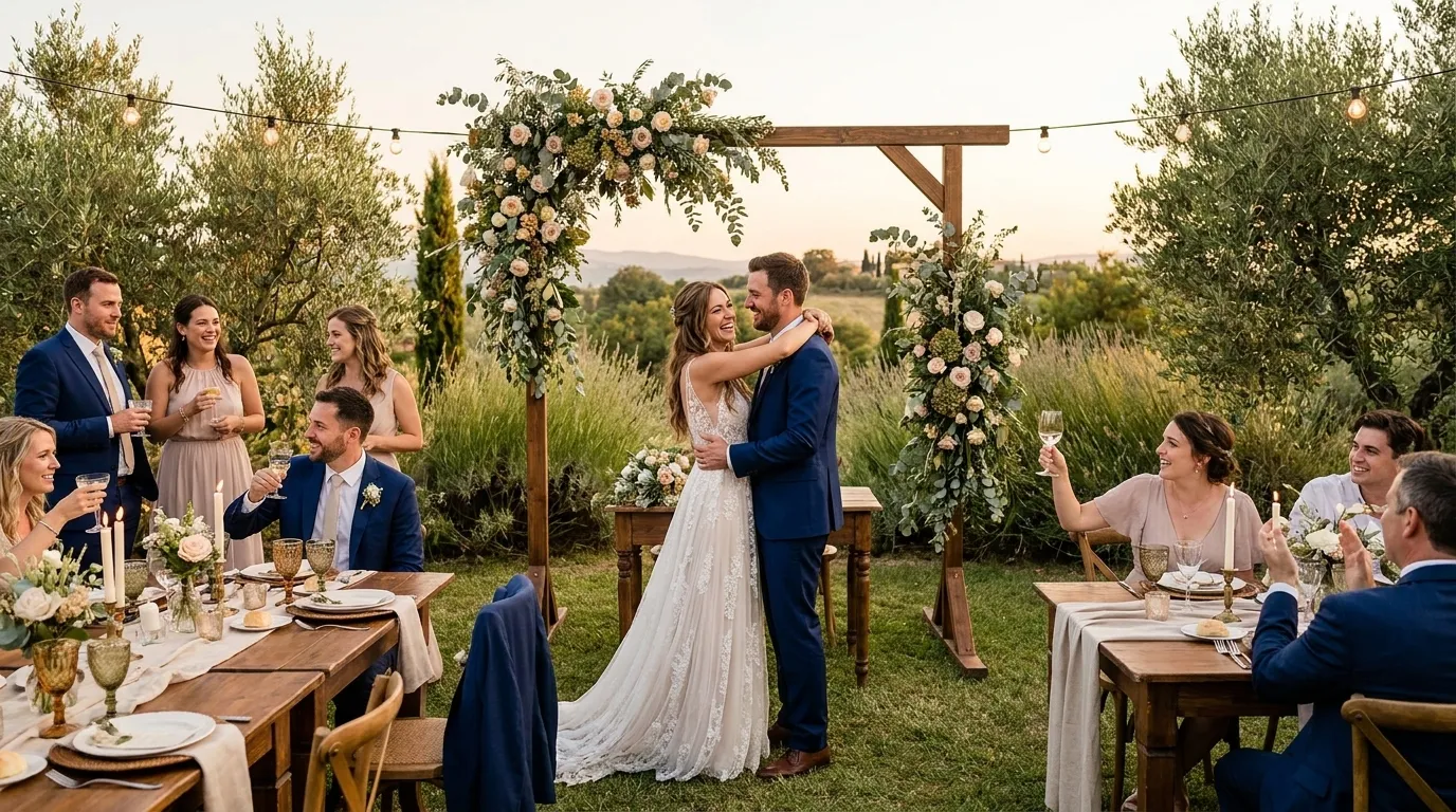 Dicas para casamento rústico-chique no campo em 2026