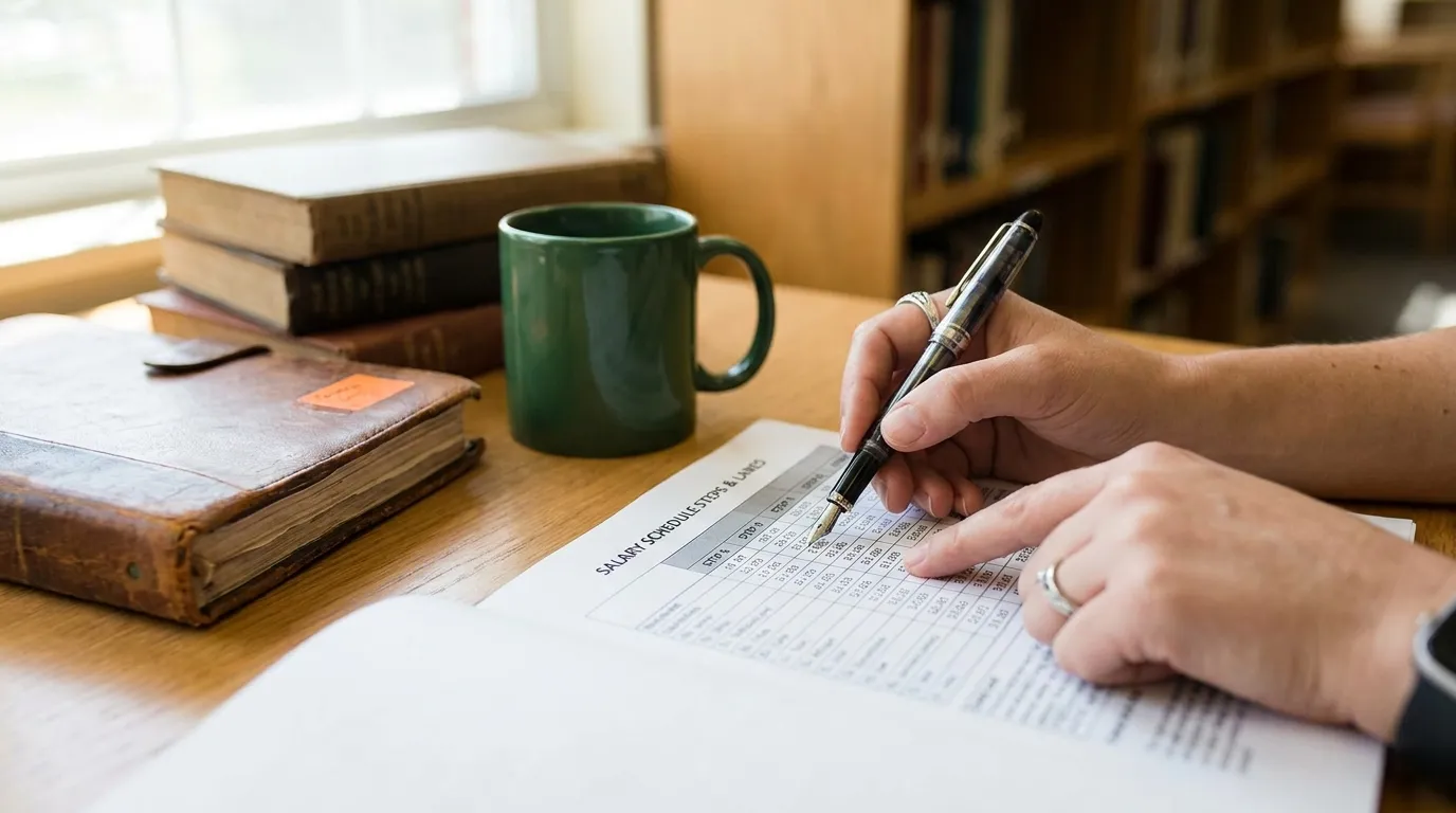 How to Read a Teacher Salary Schedule: Steps & Lanes
