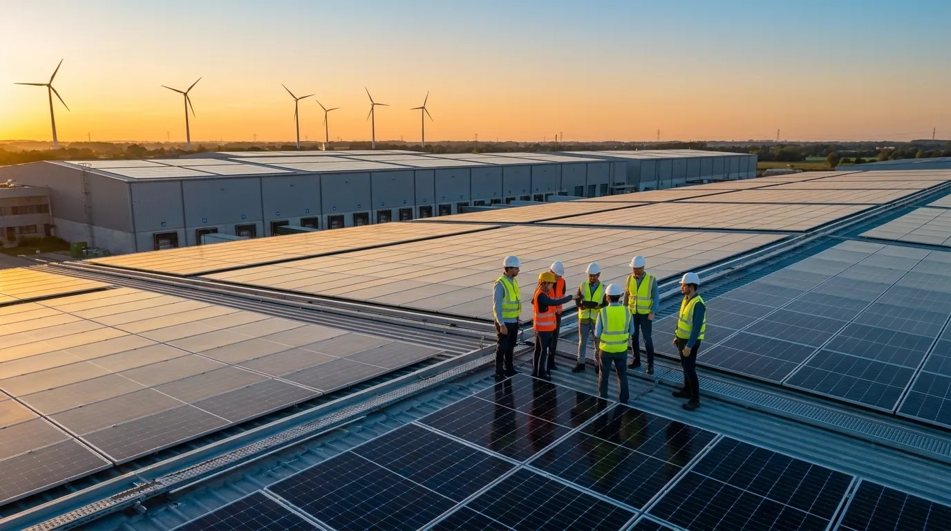 Energía solar para empresas sin inversión inicial