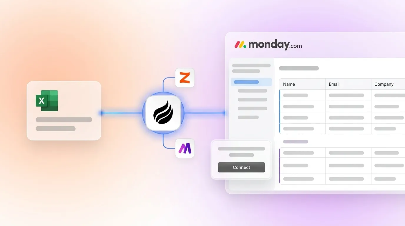 How to Automate monday.com CRM Bulk Contact Imports