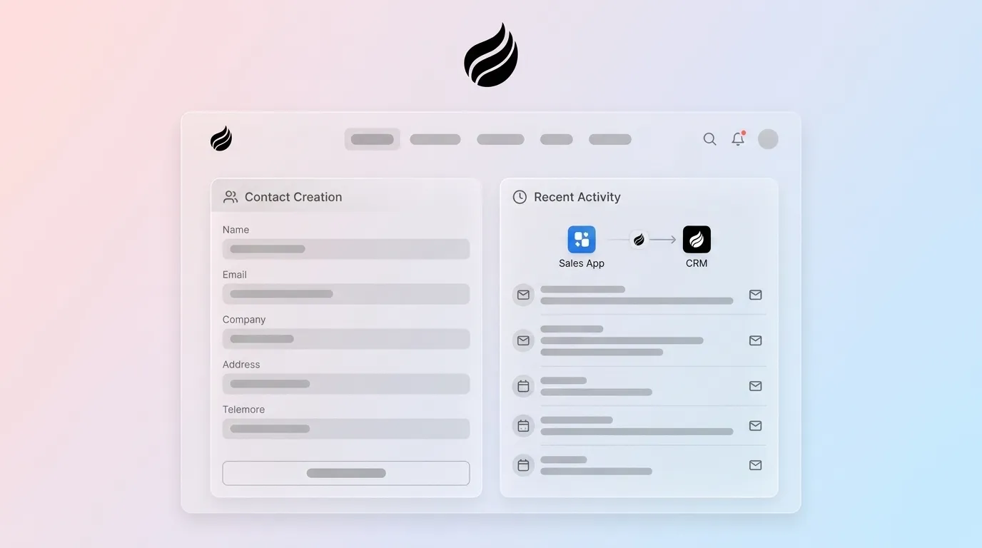 How to Create CRM Contacts Directly from Your Sales App