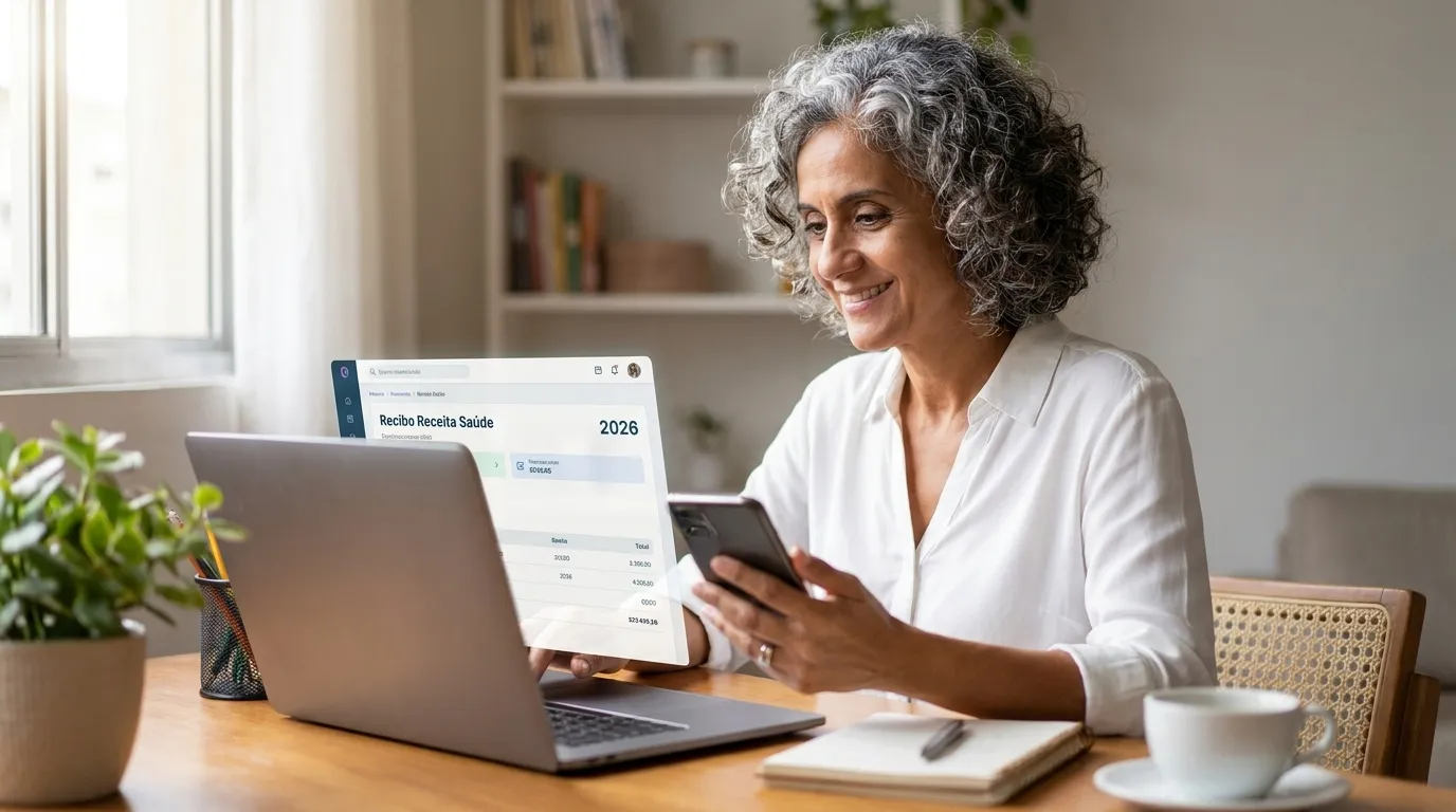 Recibo Receita Saúde psicólogo PF: como emitir em 2026