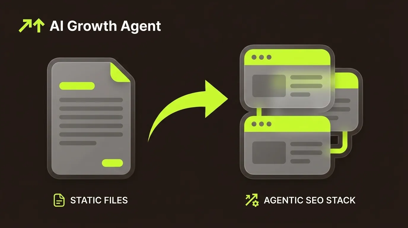 llms.txt Alternative: Static Files vs Agentic SEO Stacks