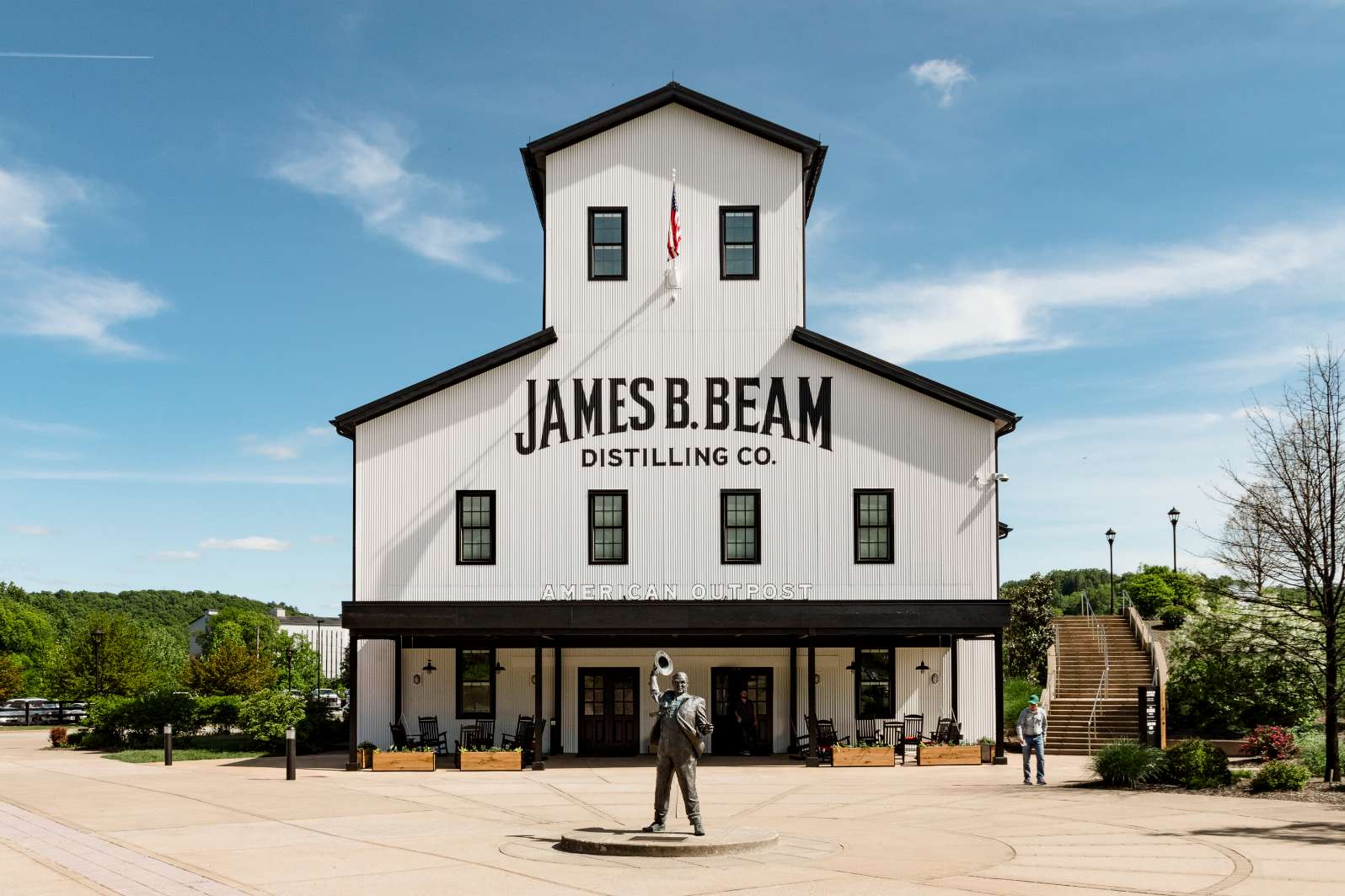 The American Outpost inside James B. Beam Distilling Co., stocked with hard-to-find rare bourbons and distillery-exclusive bottles.