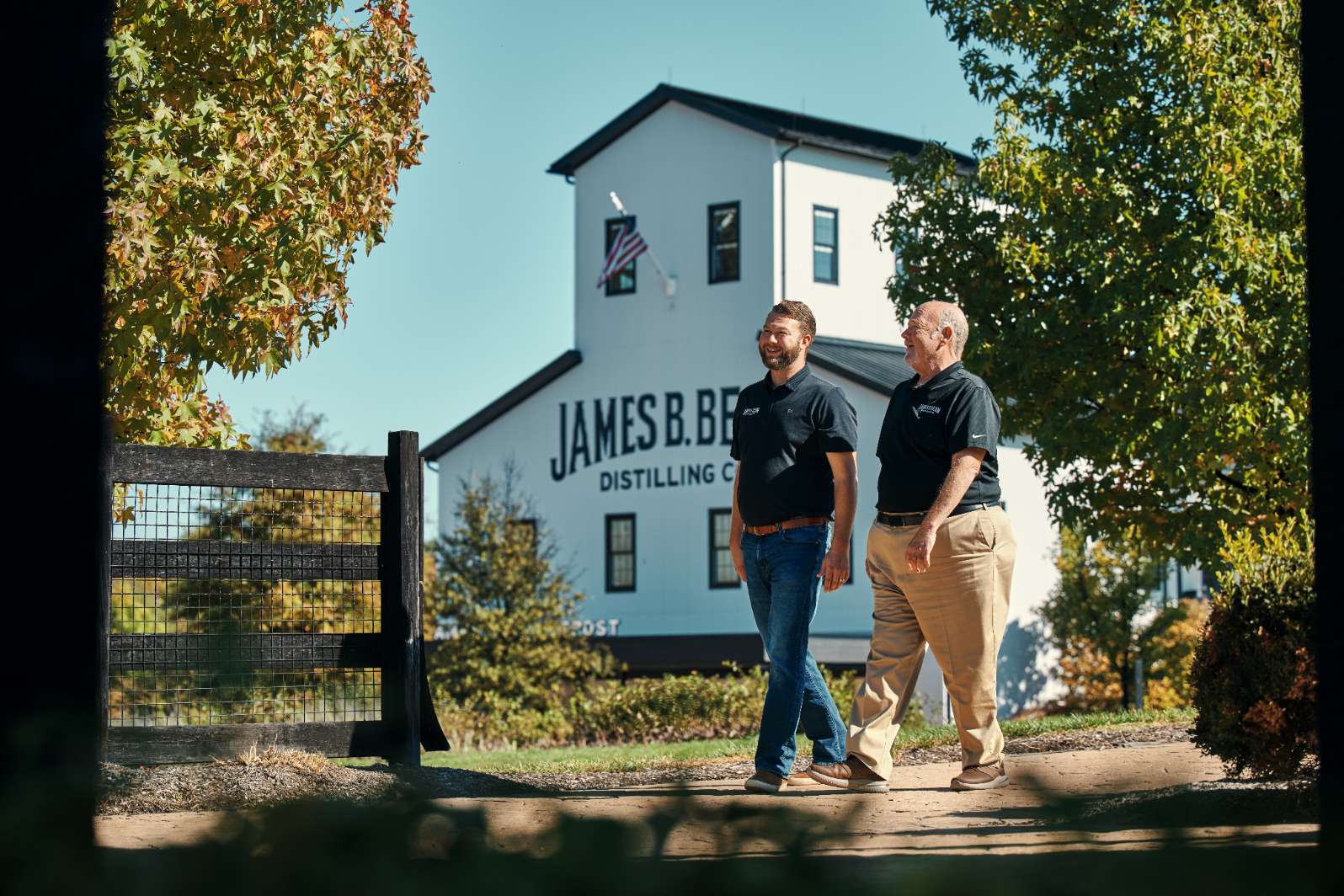 Freddie Noe (8th generation) and Fred Noe (7th generation), master distillers of James B. Beam Distilling Co.