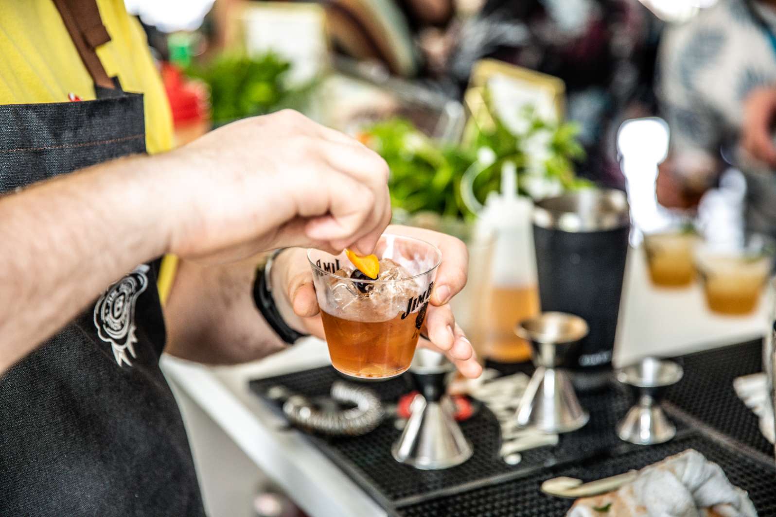 Brunch event at James B. Beam Distilling Co., which hosts events up to 200 guests.