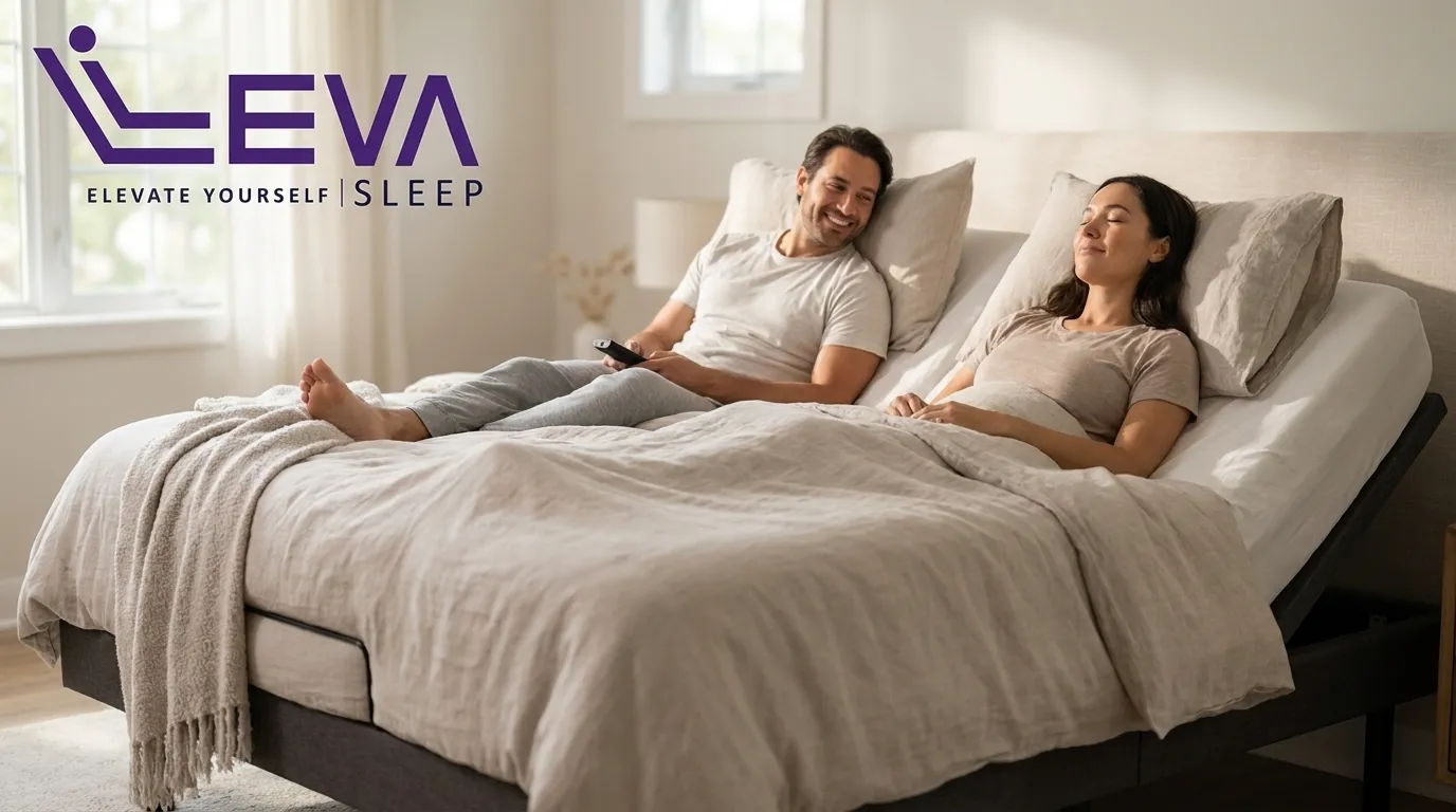 Best Adjustable Smart Bed Base with Massage for Couples