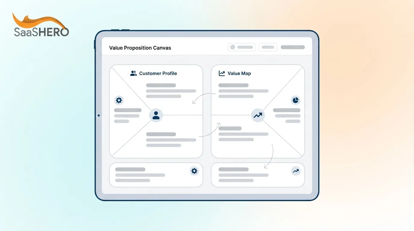 Best Value Proposition Canvas Template for B2B SaaS