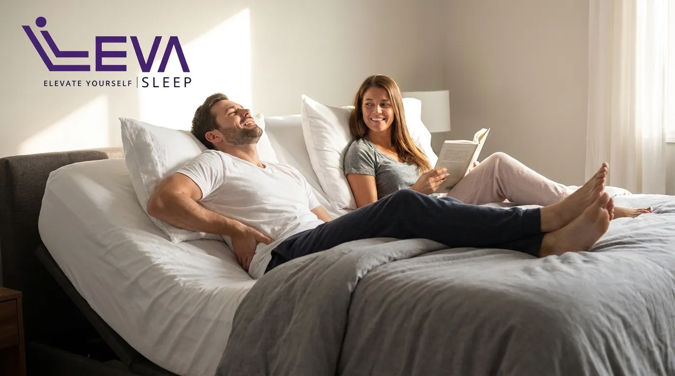 Best Memory Foam Adjustable Bed for Couples with Back Pain
