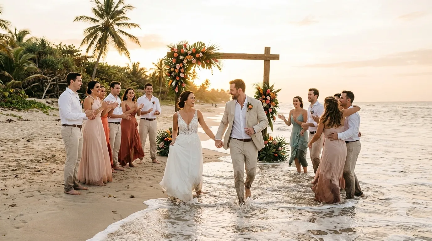 Como organizar um casamento pé na areia em Milagres