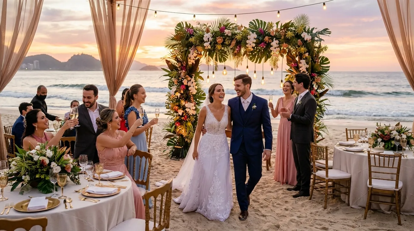 Decoração sofisticada para casamento no Rio: ideias 2026