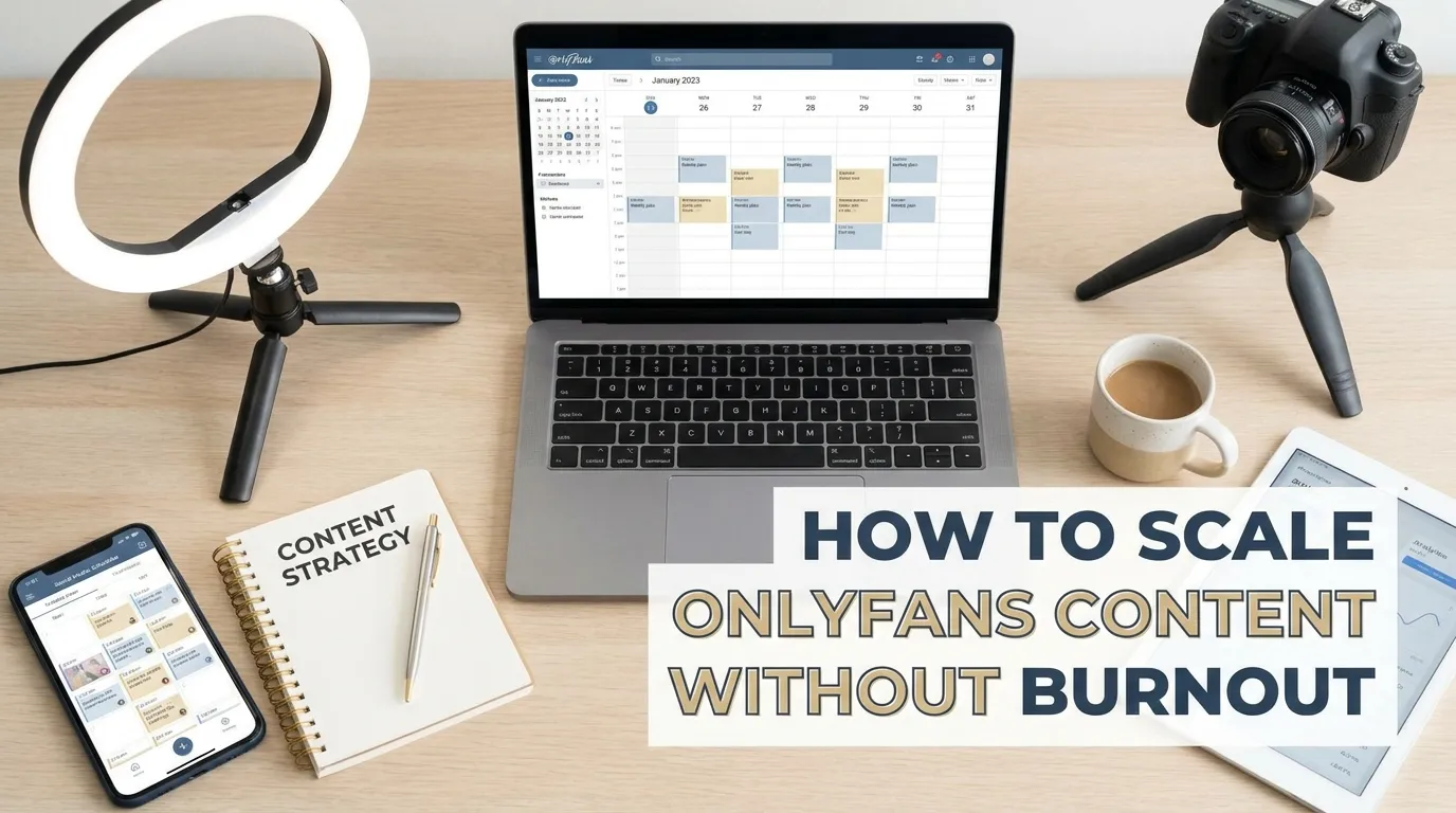 How to Scale OnlyFans Content Without Burnout