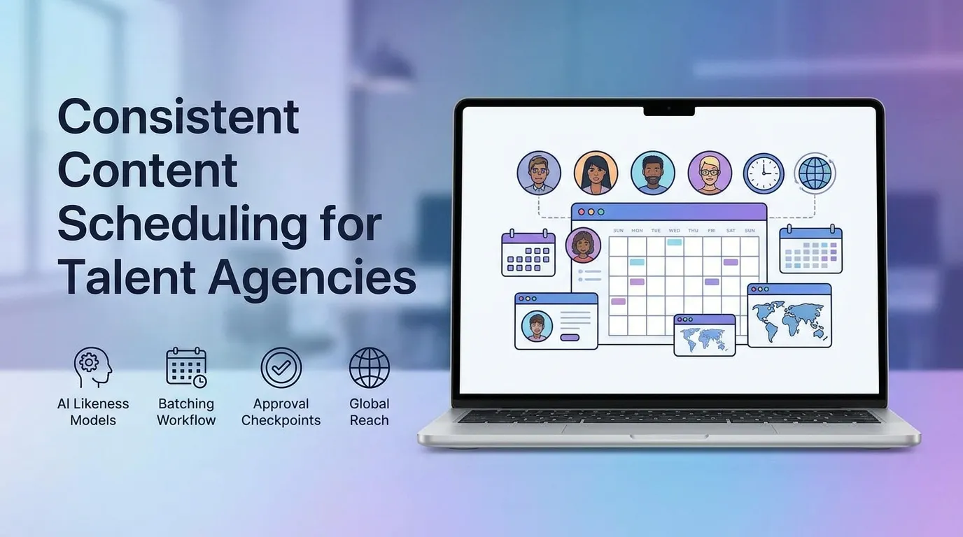 Consistent Content Scheduling for Talent Agencies