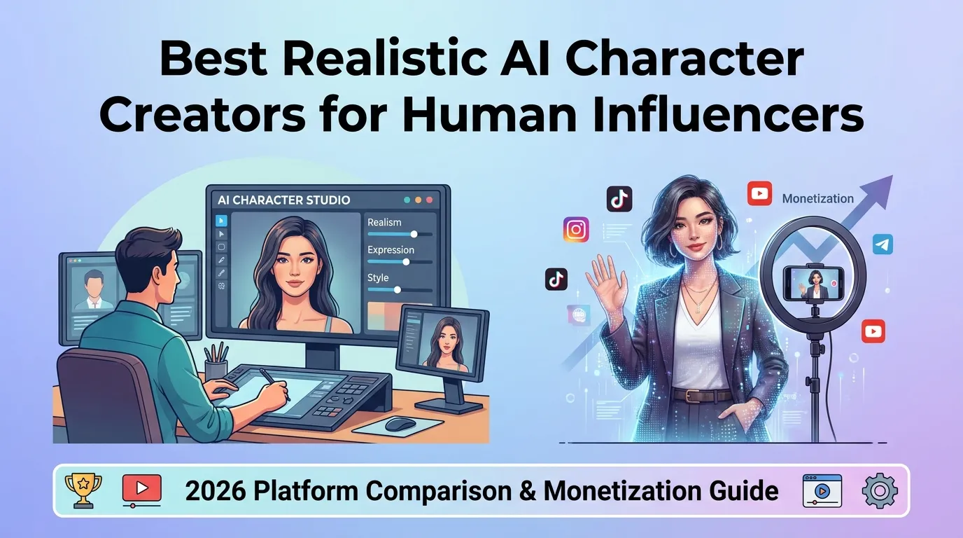 Best Realistic AI Character Creators for Human Influencers