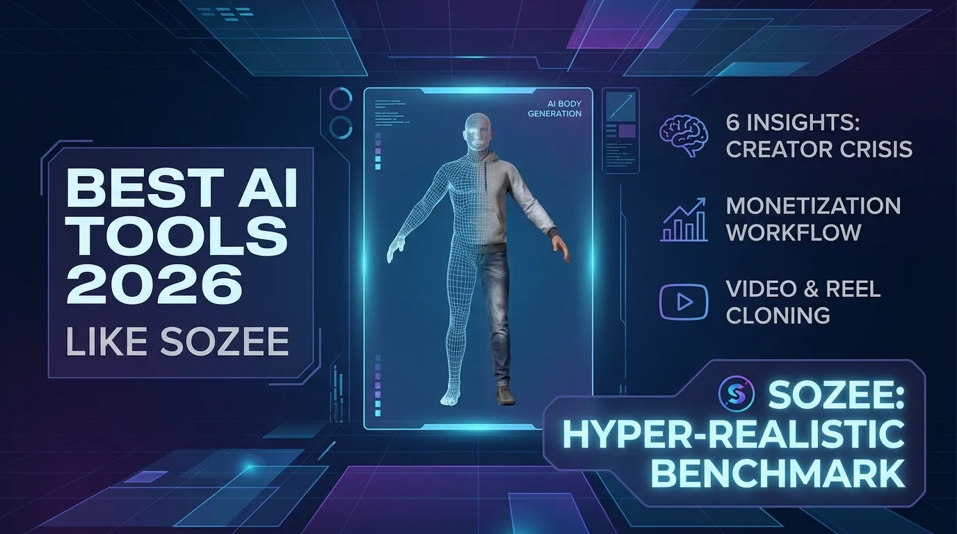 Best AI Body Generation Tools Like Sozee in 2026