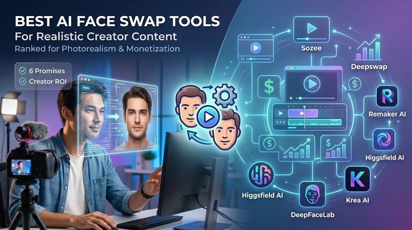 Best AI Face Swap Tools for Realistic Creator Content
