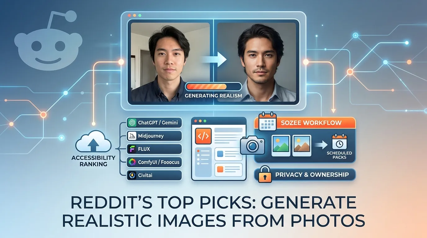 Reddit's Top Picks: Generate Realistic Images From Photos