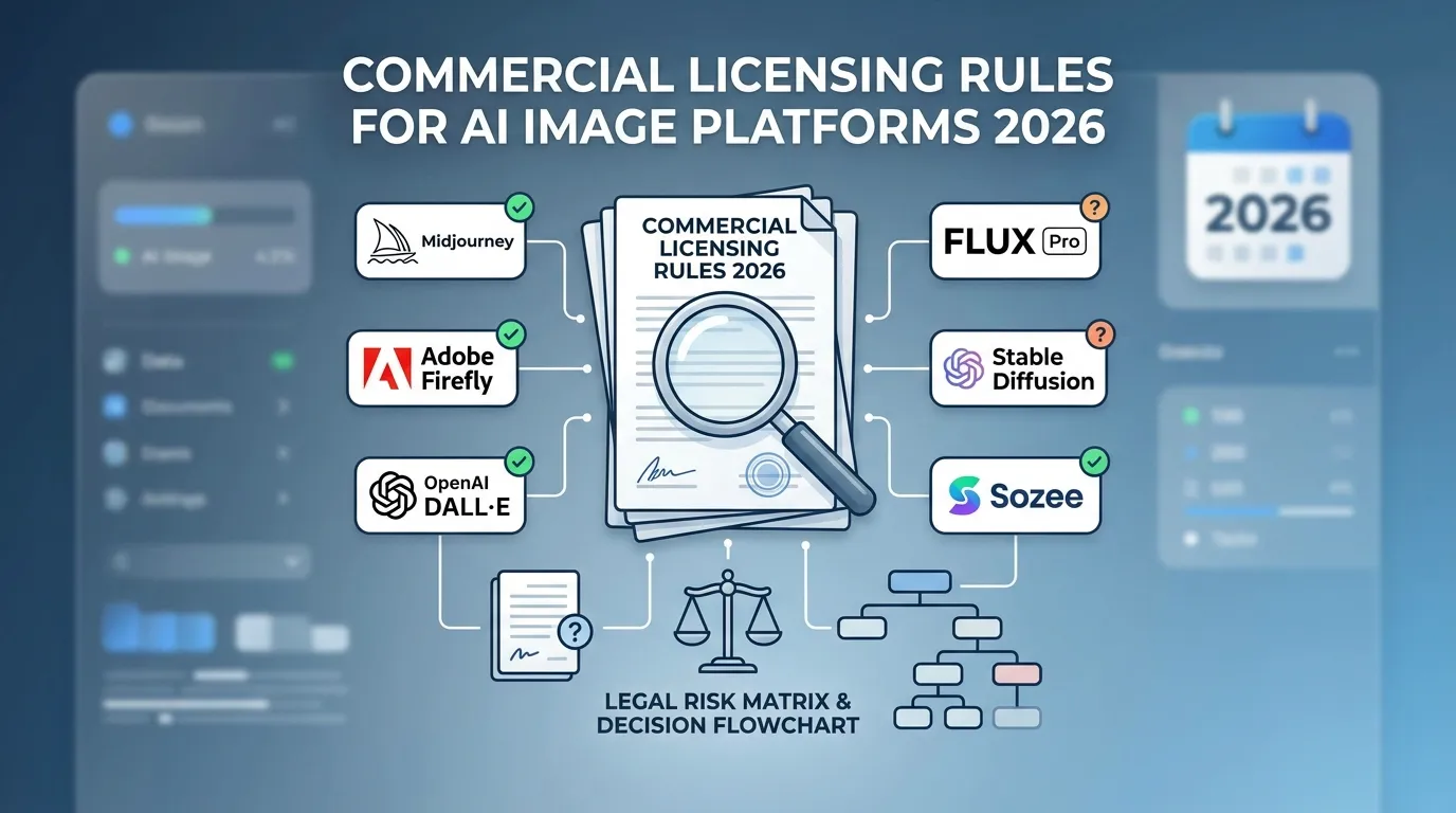 Commercial Licensing Rules for AI Image Platforms 2026