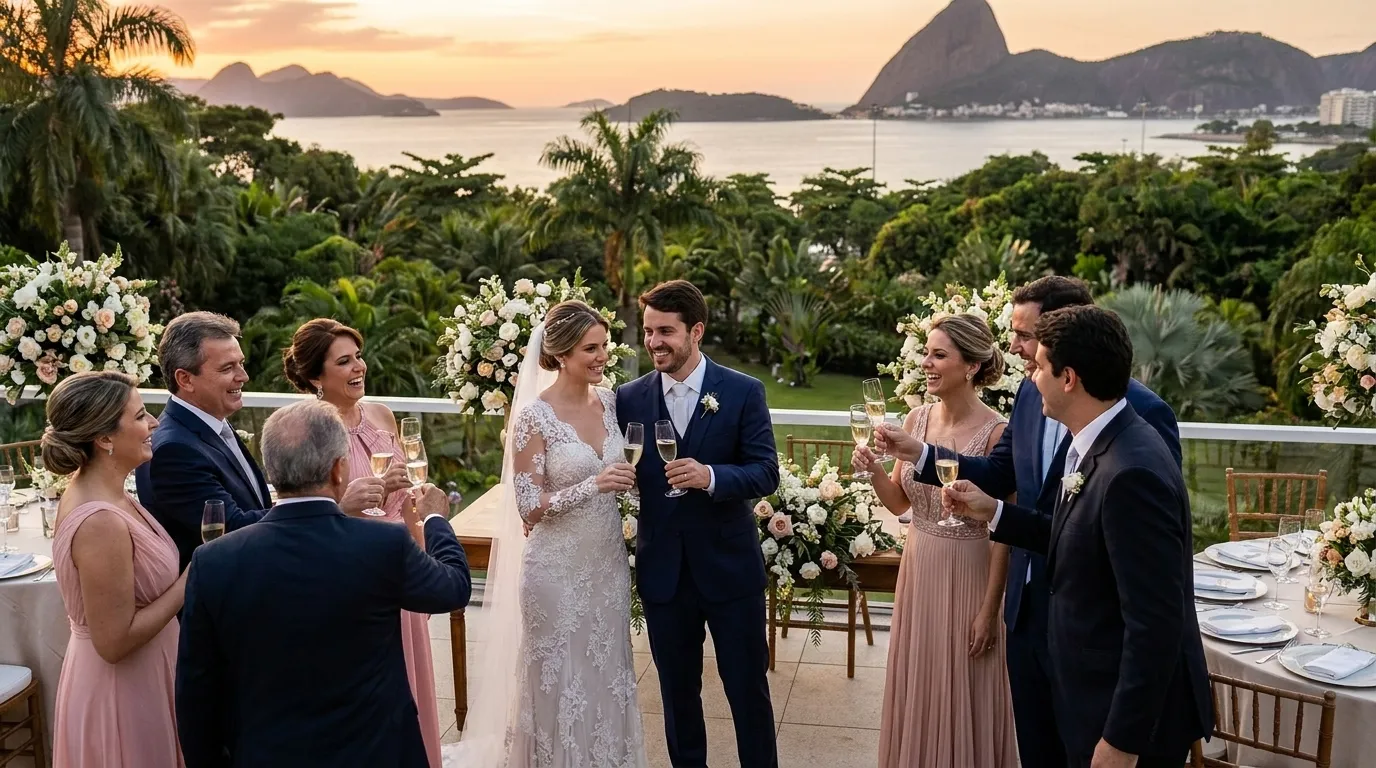 Lugares sofisticados para casamento ao ar livre no Rio