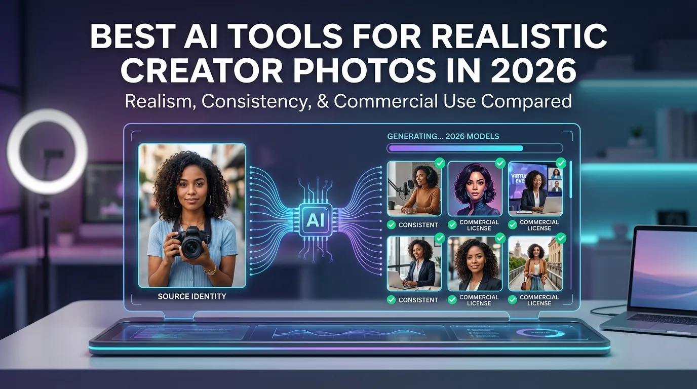 Best AI Tools for Realistic Creator Photos in 2026