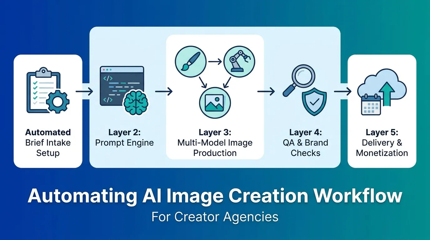 Automating AI Image Creation Workflow for Creator Agencies