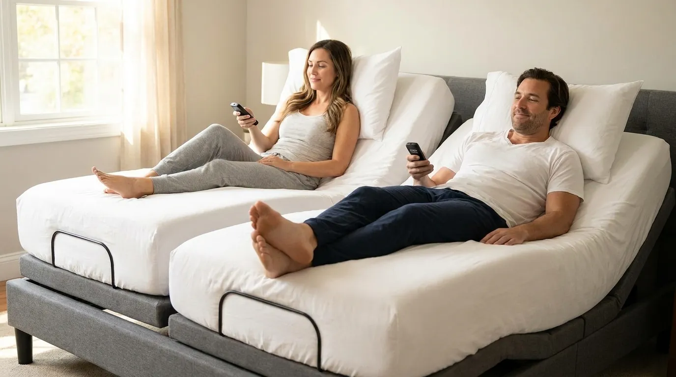 How Adjustable Bed Remotes Give Couples Independent Sleep