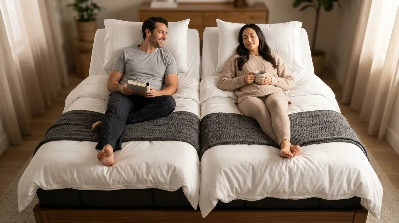 Best Adjustable Bed Positions for Couples: Snoring & Pain