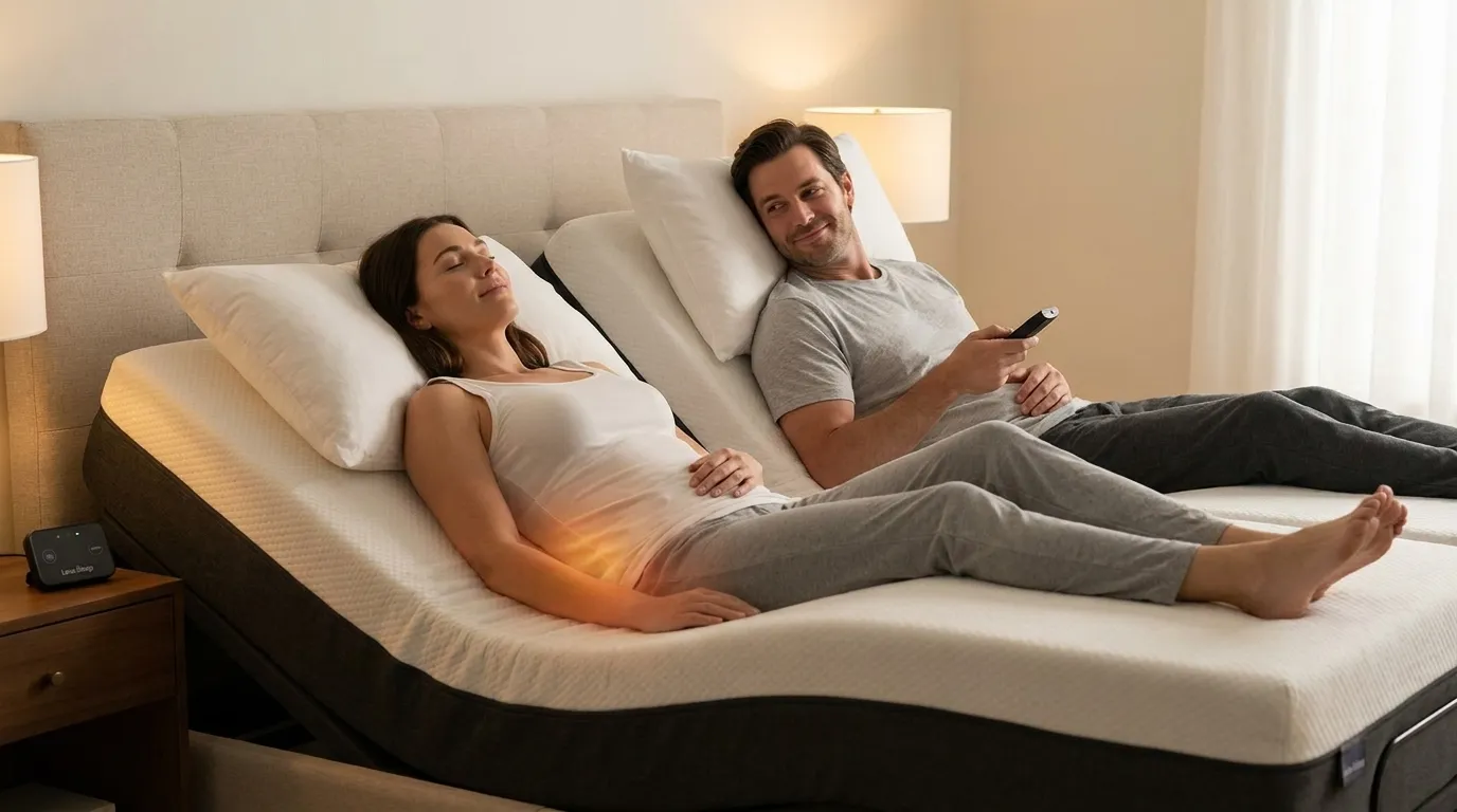 Best Adjustable Base for Back Pain with Heat and Massage