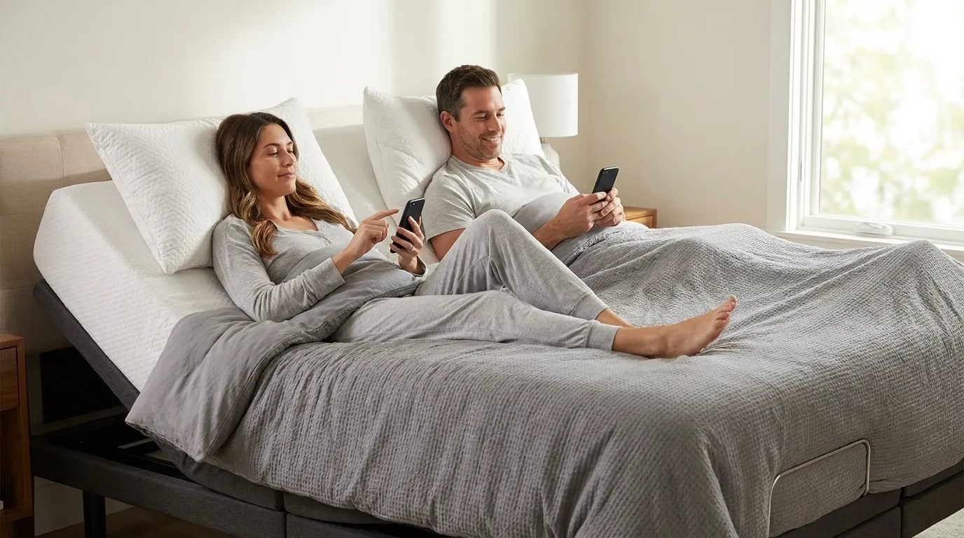 Best App-Controlled Adjustable Bed Bases for Couples