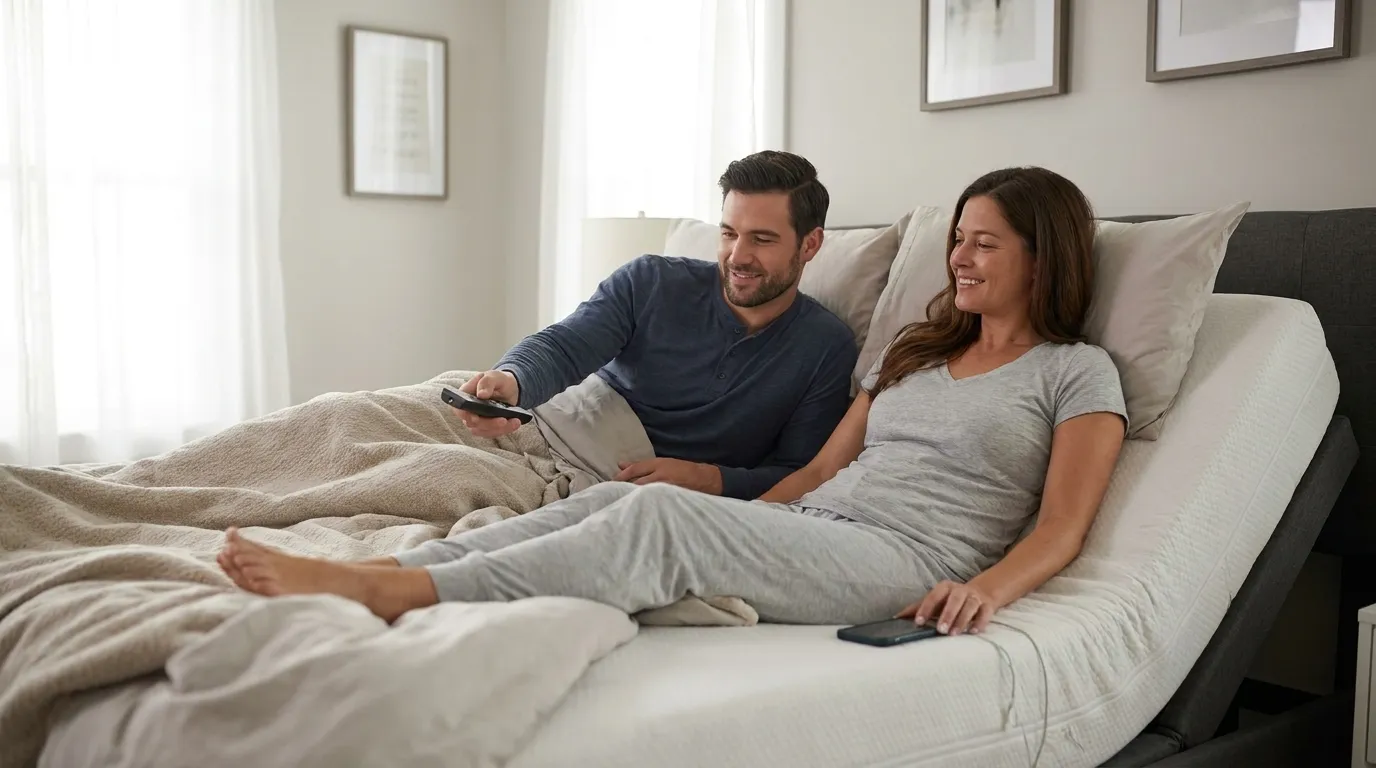 How Do Adjustable Beds for Couples Work? Syncing Controls