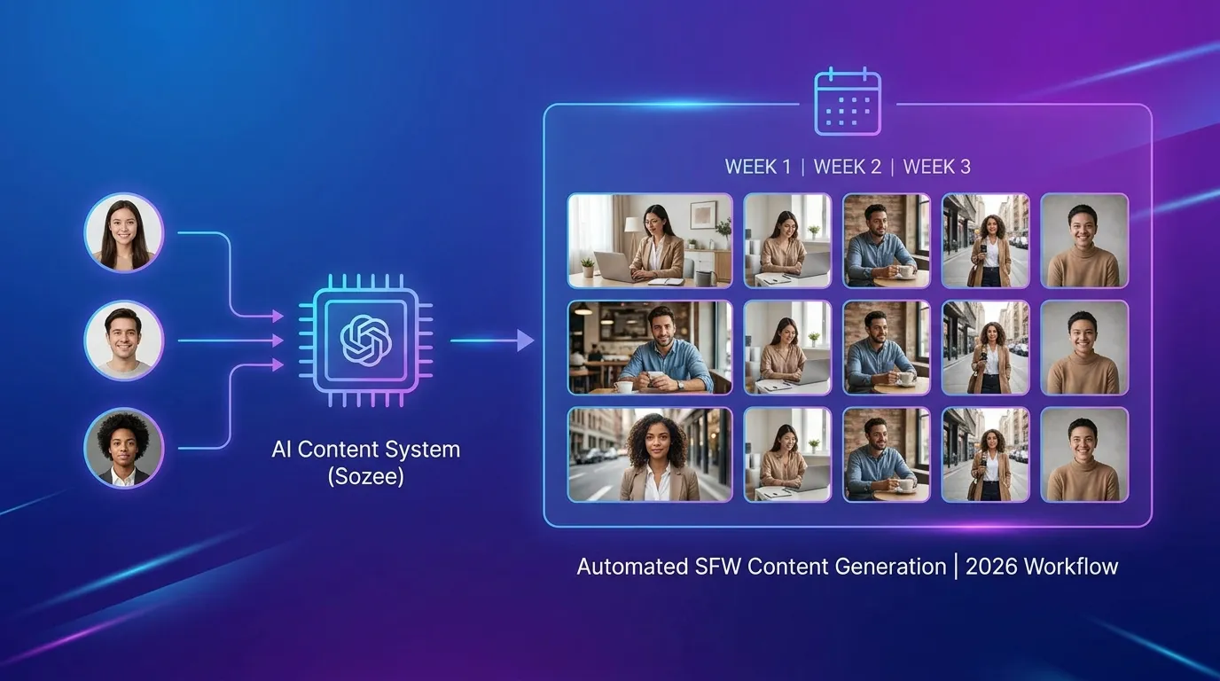 How to Create Consistent SFW Photos Without Photoshoots