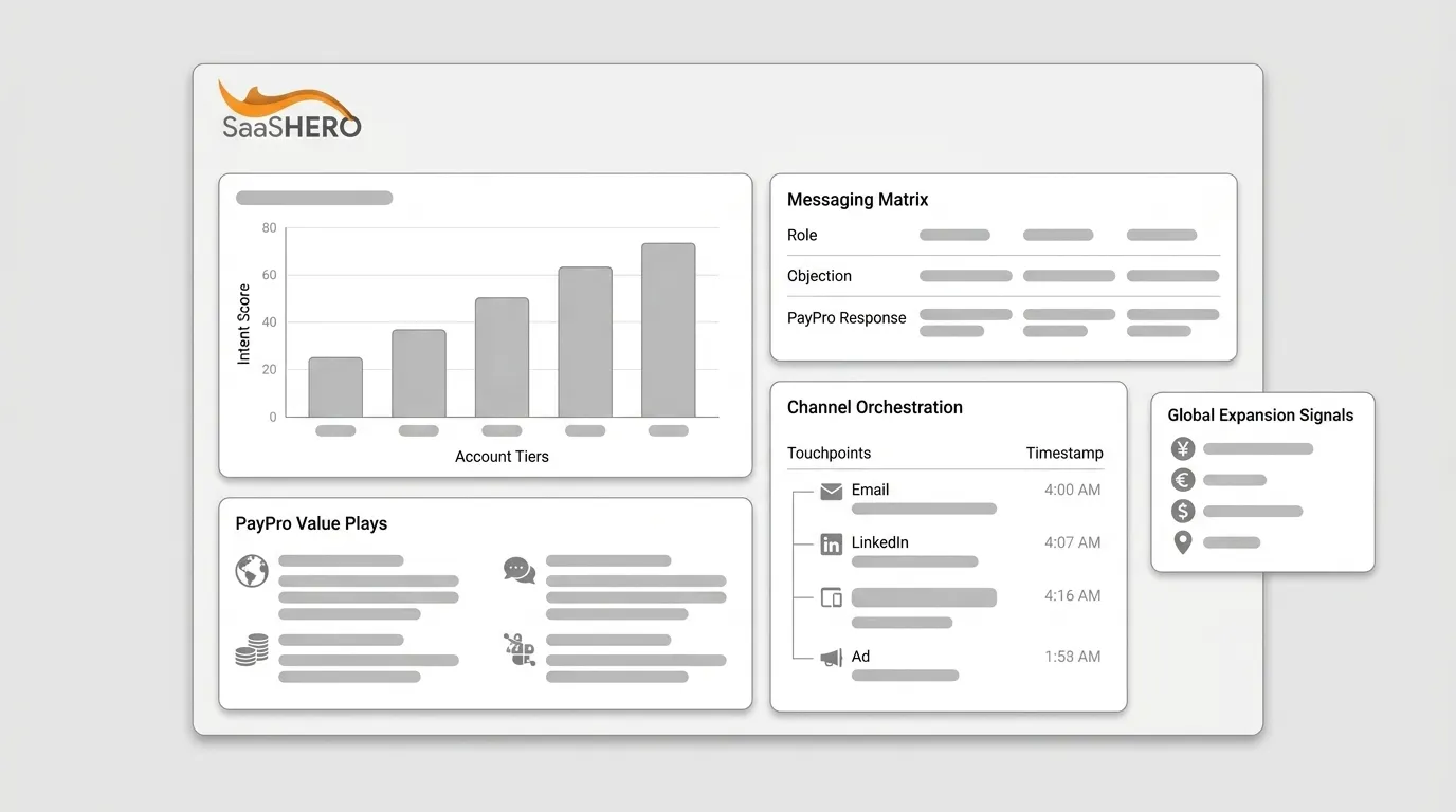 How to Build an ABM Strategy for PayPro Global SaaS Vendors