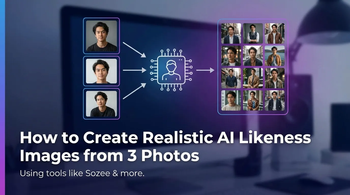 How to Create Realistic AI Likeness Images from 3 Photos