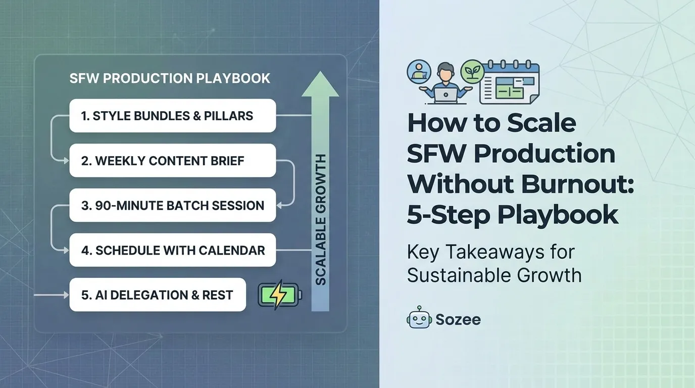 How to Scale SFW Production Without Burnout: 5-Step Playbook