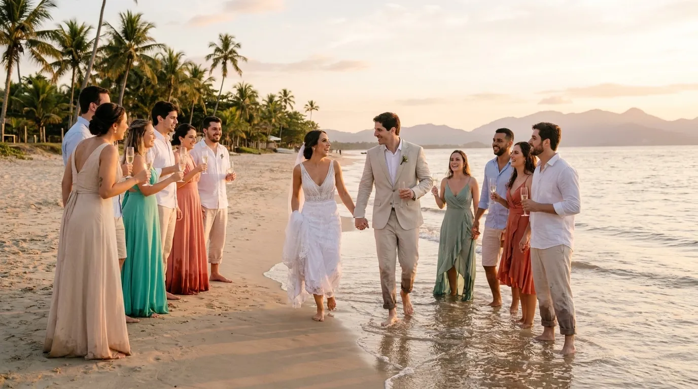 Casamento na praia no Rio de Janeiro: dicas essenciais