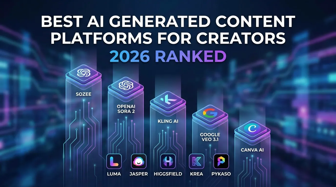 Best AI Generated Content Platforms for Creators Ranked
