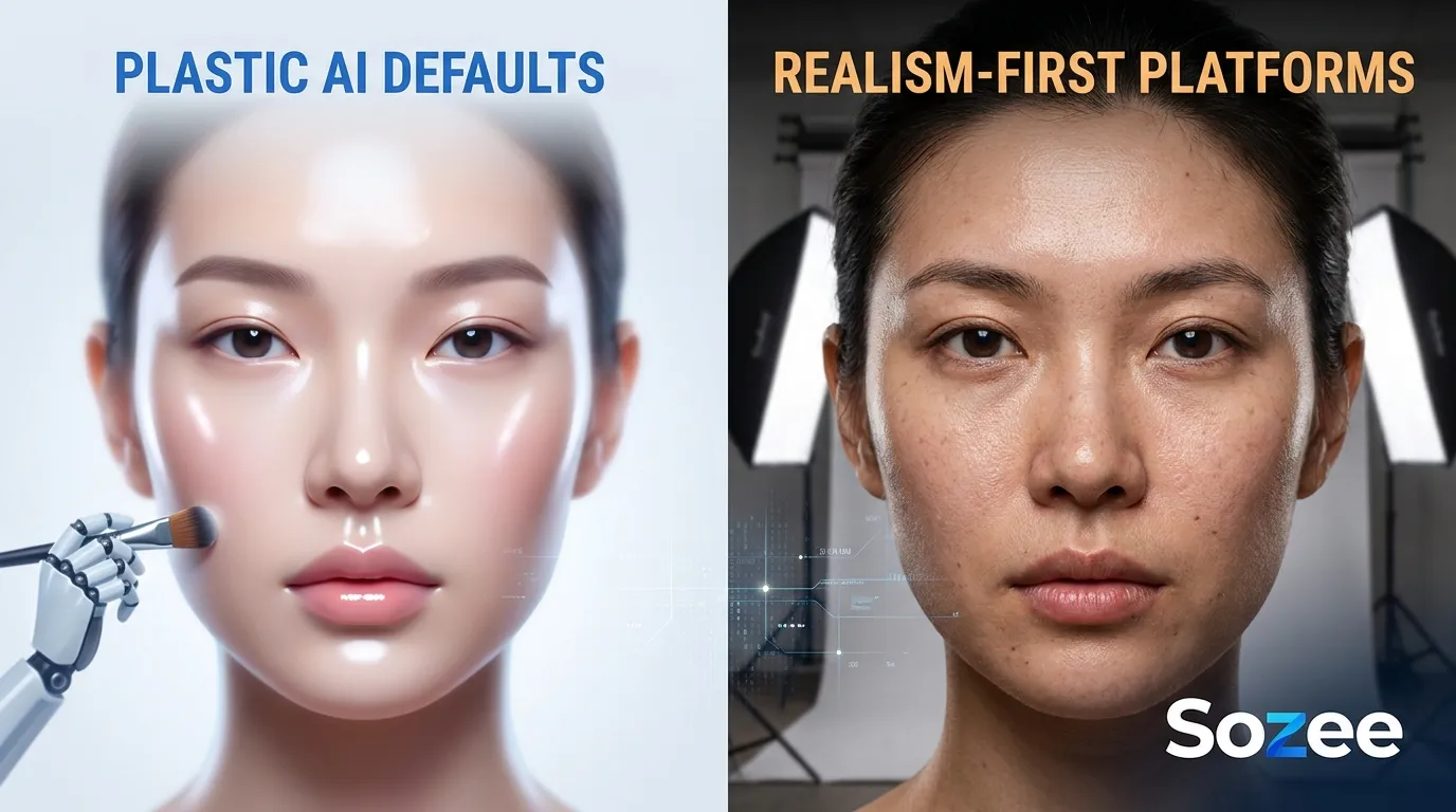 Why AI Art Generators Produce Plastic, Fake-Looking Skin